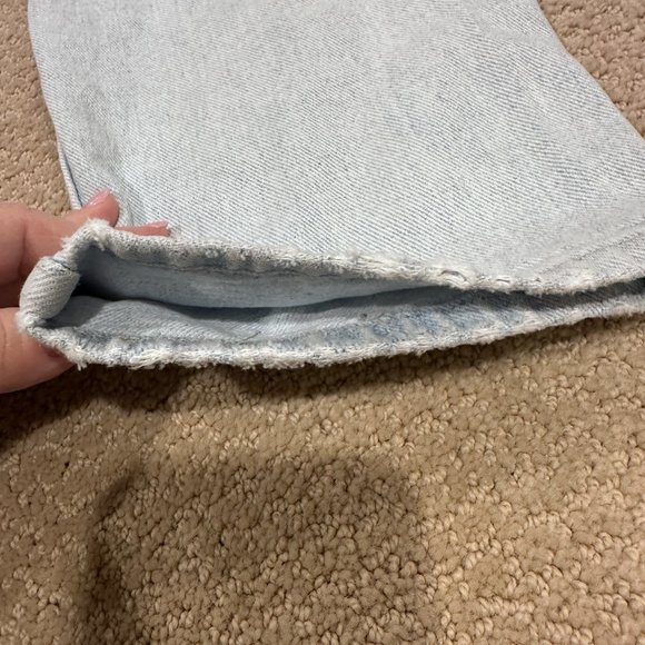 Levis Jean 550 XX Vintage USA Super Light Wash High Rise Relaxed Tapered W36 /38 - Picture 12 of 14